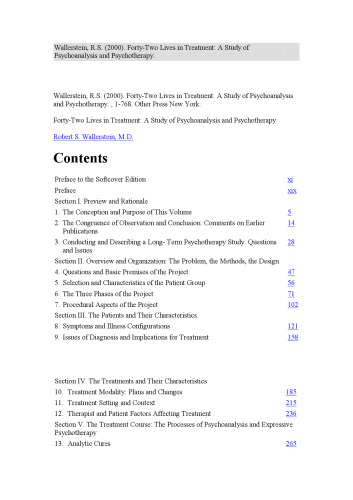 ﻿چهل و دو زندگی در درمان: مطالعه روانکاوی و روان درمانی