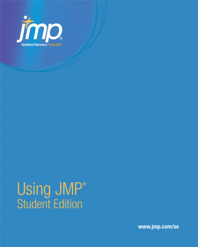 ﻿استفاده از JMP Student Edition برای ویندوز و مکینتاش: راهنمای کاربر برای آمار با JMP Student Edition