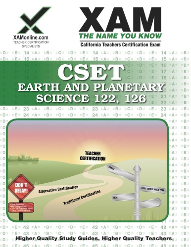 ﻿CSET Earth and Planetary Science 122, 126 Teacher Certification, 2nd Edition ()