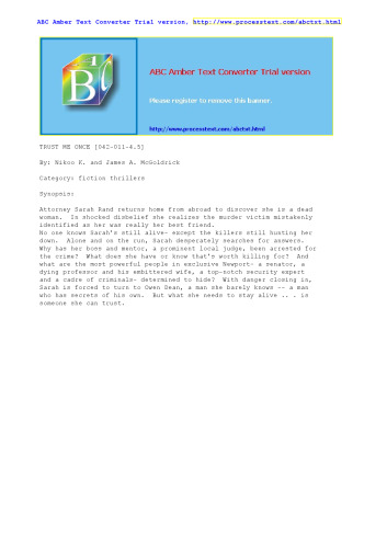 ﻿یک بار به من اعتماد کن