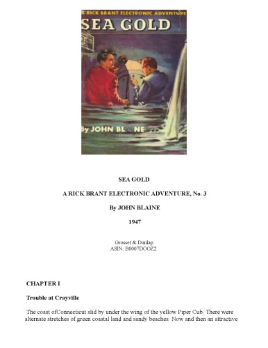 ﻿Sea Gold (A Rick Brant Electronic Adventure, 3)