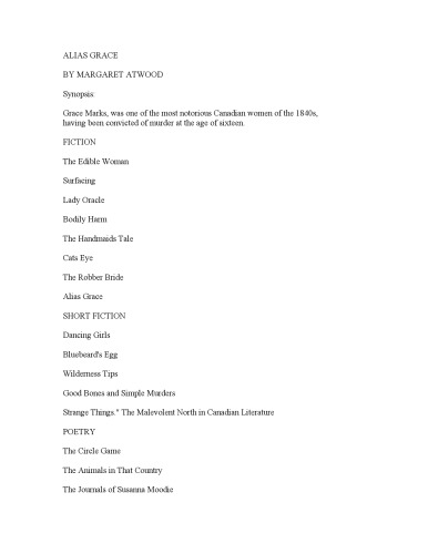 ﻿نام مستعار گریس: یک رمان