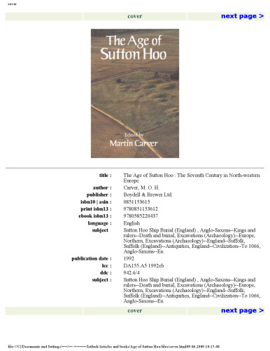 ﻿عصر ساتون هو: قرن هفتم در اروپای شمال غربی