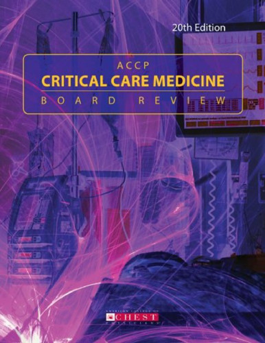 ﻿ACCP Critical Care Medicine Review, 20th Edition