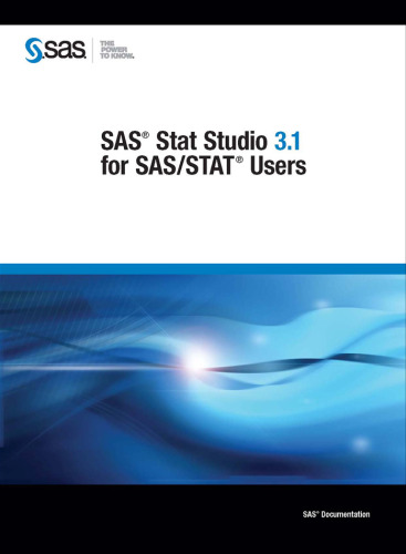 ﻿SAS Stat Studio 3.1 برای کاربران SAS STAT