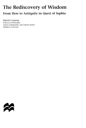 ﻿کشف مجدد حکمت: از اینجا تا دوران باستان در جستجوی سوفیا