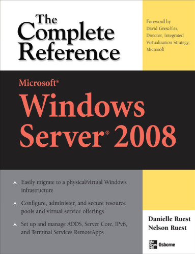 ﻿Microsoft Windows Server 2008: مرجع کامل (سری مرجع کامل)