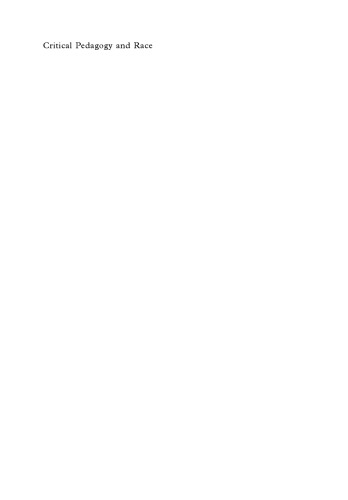 ﻿آموزش انتقادی و نژاد (مسائل ویژه فلسفه و نظریه تربیتی)