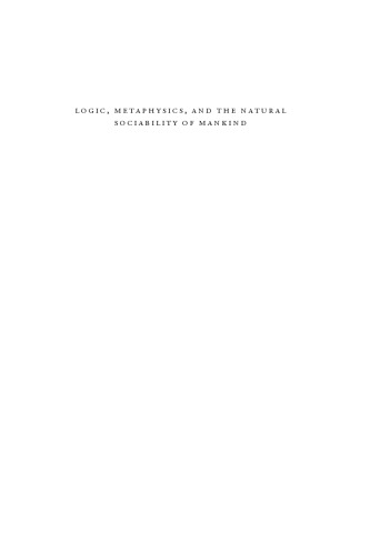 ﻿منطق، متافیزیک، و جامعه پذیری طبیعی بشر (قانون طبیعی و کلاسیک های روشنگری)