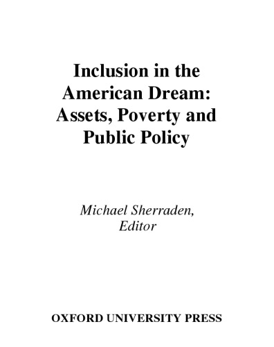 ﻿گنجاندن در رویای آمریکایی: دارایی، فقر و سیاست عمومی