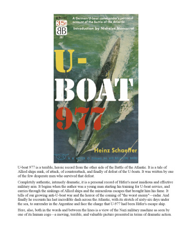 ﻿U-Boat 977: U-Boat که به آرژانتین فرار کرد