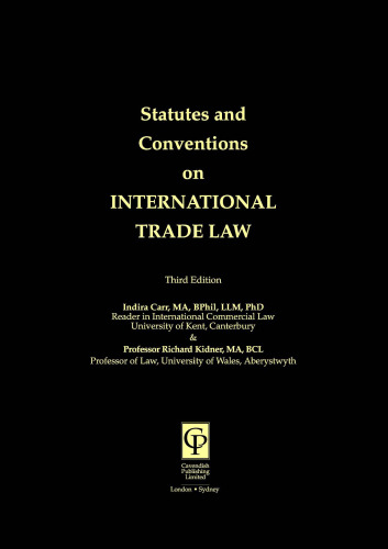 ﻿اساسنامه ها و کنوانسیون های تجارت بین المللی