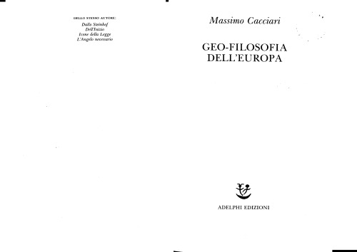 ﻿ژئوفلسفه اروپا