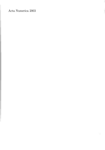 ﻿Acta Numerica 2003: Volume 12 (Acta Numerica)