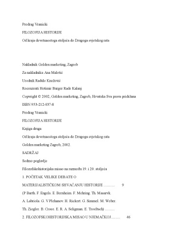 ﻿فلسفه تاریخ: از پایان قرن نوزدهم تا جنگ جهانی دوم (کتاب دوم)