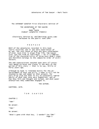 ﻿ماجراهای تام سایر (کلاسیک پنگوئن)