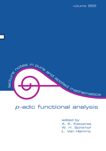 ﻿P-Adic Functional Analysis مجموعه مقالات ششمین کنفرانس بین المللی