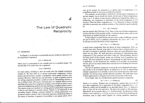 ﻿مقدمه ای بر نظریه اعداد فصل 4،7،8،9