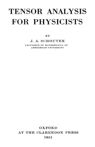 ﻿تجزیه و تحلیل تانسور برای فیزیکدانان