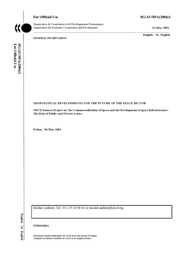 ﻿تحولات ژئوپلیتیک و آینده بخش فضا