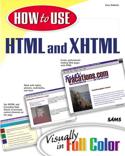 ﻿نحوه استفاده از HTML و XHTML