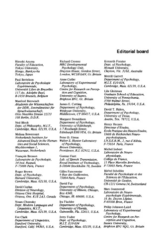 ﻿Cognition Vol. 8، شماره 1