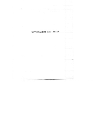 ﻿ناسیونالیسم و ​​پس از آن