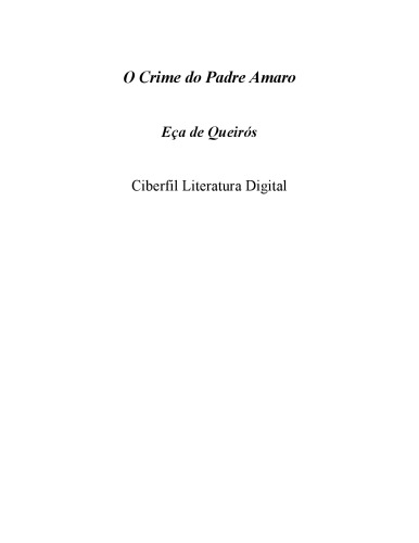 ﻿O Crime do Padre Amaro (نسخه پرتغالی)