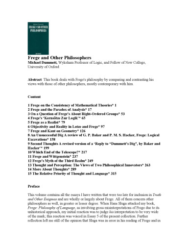 ﻿فرگه و سایر فیلسوفان