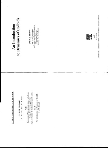 ﻿مقدمه ای بر دینامیک کلوئیدها