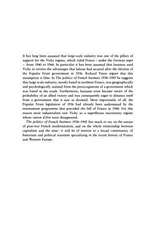 ﻿سیاست تجارت فرانسوی 1936-1945