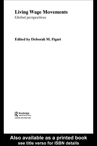 ﻿جنبش های دستمزد زندگی: چشم انداز جهانی (پیشرفت در اقتصاد اجتماعی)