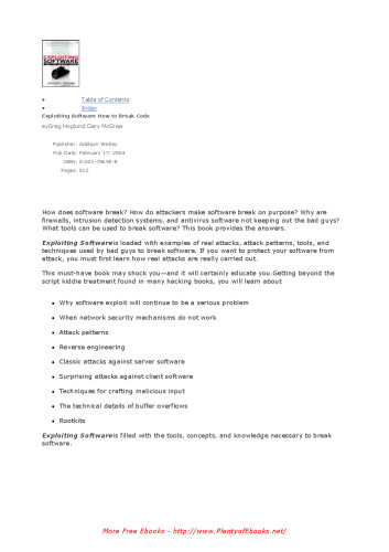 ﻿بهره برداری از نرم افزار: نحوه شکستن کد