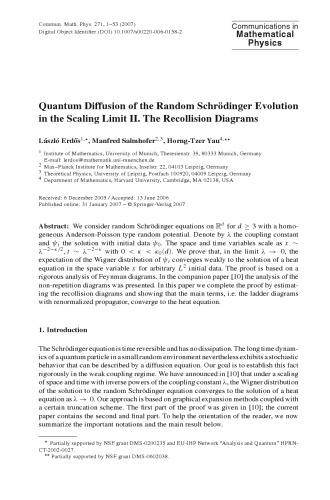 ﻿ارتباطات در فیزیک ریاضی - جلد 271