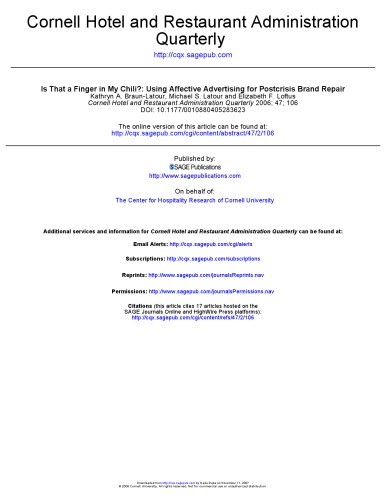 ﻿استفاده از تبلیغات موثر برای تعمیر برند پس از بحران - مقاله Sage