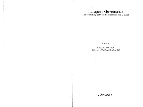 ﻿حکمرانی اروپا: سیاست گذاری بین سیاست گذاری و کنترل