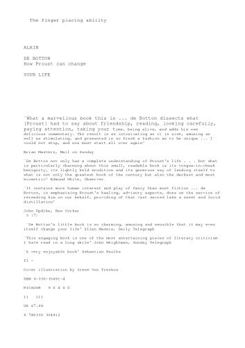 ﻿چگونه پروست می تواند زندگی شما را تغییر دهد: نه یک رمان