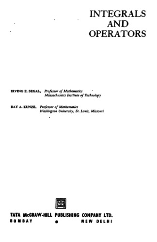 ﻿انتگرال ها و عملگرها