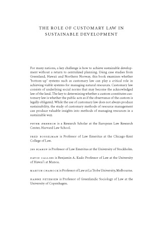 ﻿نقش حقوق عرفی در توسعه پایدار