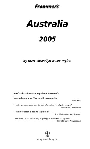 ﻿Frommer's Australia 2005