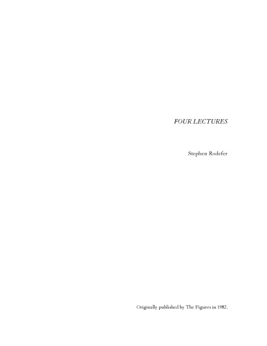 ﻿چهار سخنرانی