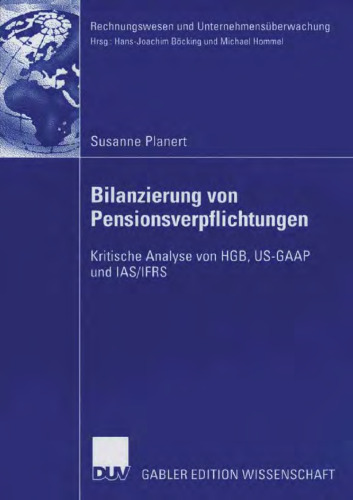 ﻿حسابداری تعهدات بازنشستگی تحلیل انتقادی HGB، US-GAAP و IAS IFRS