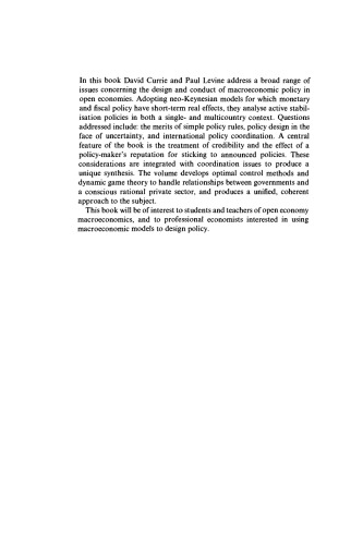﻿قوانین، شهرت و هماهنگی سیاست های کلان اقتصادی