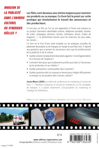 ﻿تبلیغات در فیلم است: قرار دادن محصول و استراتژی برند در سینما، در آهنگ ها، در بازی های ویدیویی