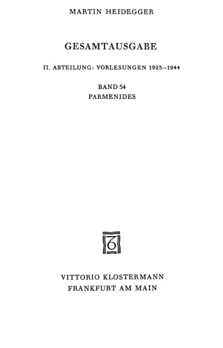 ﻿پارمنیدس (ترم زمستان 1942/43)