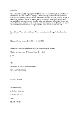 ﻿آخرین پادشاهی (تواریخ ساکسون. کتاب 1)