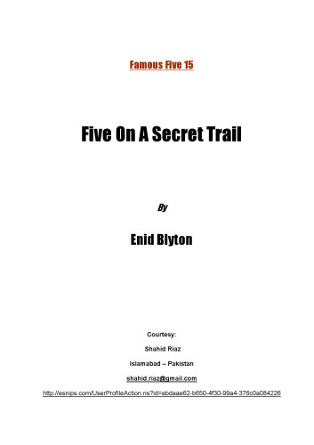 ﻿Five on a Secret Trail (پنج معروف)