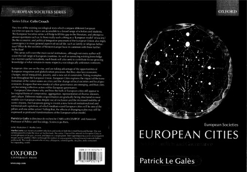 ﻿شهرهای اروپایی: تضادهای اجتماعی و حکمرانی (جوامع اروپایی)