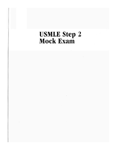 ﻿آزمون آزمایشی مرحله 2 USMLE