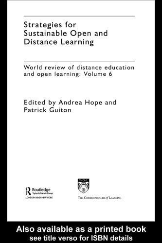 ﻿استراتژی‌هایی برای آموزش از راه دور و باز پایدار: بررسی جهانی آموزش از راه دور و آموزش آزاد